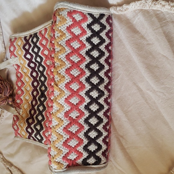 Woven Cotton Tote Bag - Picture 2 of 6